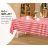image:imageUtopia Kitchen Plastic Table Cloth Disposable 12 Pack  54x108 Inch Birthday Rectangle Tablecloth Waterproof Stain Resistant Party Table CoverRed Check