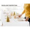 image:imageUtopia Kitchen Plastic Table Cloth Disposable 12 Pack  54x108 Inch Birthday Rectangle Tablecloth Waterproof Stain Resistant Party Table CoverWhite