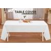 image:imageUtopia Kitchen Plastic Table Cloth Disposable 12 Pack  54x108 Inch Birthday Rectangle Tablecloth Waterproof Stain Resistant Party Table CoverWhite