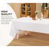 image:imageUtopia Kitchen Plastic Table Cloth Disposable 12 Pack  54x108 Inch Birthday Rectangle Tablecloth Waterproof Stain Resistant Party Table CoverWhite