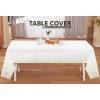 image:imageUtopia Kitchen Plastic Table Cloth Disposable 12 Pack  54x108 Inch Birthday Rectangle Tablecloth Waterproof Stain Resistant Party Table CoverWhite Gold Dots
