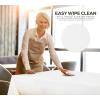 image:imageUtopia Kitchen Plastic Table Cloth Disposable 12 Pack  54x108 Inch Birthday Rectangle Tablecloth Waterproof Stain Resistant Party Table CoverWhite Gold Dots