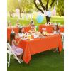 image:imageUtopia Kitchen Rectangle Table Cloth 2 Pack52x70 Inches Black Tablecloth Machine Washable Polyester Table Cover for Dining Buffet Parties Picnics Events Weddings and RestaurantsOrange