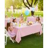 image:imageUtopia Kitchen Rectangle Table Cloth 2 Pack52x70 Inches Black Tablecloth Machine Washable Polyester Table Cover for Dining Buffet Parties Picnics Events Weddings and RestaurantsPink