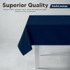 image:imageUtopia Kitchen Rectangle Table Cloth 2 Pack52x70 Inches Black Tablecloth Machine Washable Polyester Table Cover for Dining Buffet Parties Picnics Events Weddings and RestaurantsNavy Blue