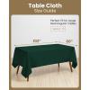 image:imageUtopia Kitchen Rectangle Table Cloth 2 Pack52x70 Inches Black Tablecloth Machine Washable Polyester Table Cover for Dining Buffet Parties Picnics Events Weddings and RestaurantsHunter Green