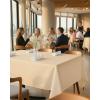 image:imageUtopia Kitchen Rectangle Table Cloth 2 Pack52x70 Inches Black Tablecloth Machine Washable Polyester Table Cover for Dining Buffet Parties Picnics Events Weddings and RestaurantsBeige
