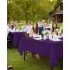 image:imageUtopia Kitchen Rectangle Table Cloth 2 Pack52x70 Inches Black Tablecloth Machine Washable Polyester Table Cover for Dining Buffet Parties Picnics Events Weddings and RestaurantsPurple