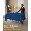 image:imageUtopia Kitchen Rectangle Table Cloth 2 Pack52x70 Inches Black Tablecloth Machine Washable Polyester Table Cover for Dining Buffet Parties Picnics Events Weddings and RestaurantsRoyal Blue