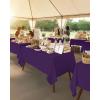 image:imageUtopia Kitchen Rectangle Table Cloth 2 Pack52x70 Inches Black Tablecloth Machine Washable Polyester Table Cover for Dining Buffet Parties Picnics Events Weddings and RestaurantsPurple