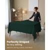 image:imageUtopia Kitchen Rectangle Table Cloth 2 Pack52x70 Inches Black Tablecloth Machine Washable Polyester Table Cover for Dining Buffet Parties Picnics Events Weddings and RestaurantsHunter Green