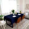 image:imageUtopia Kitchen Rectangle Table Cloth 2 Pack52x70 Inches Black Tablecloth Machine Washable Polyester Table Cover for Dining Buffet Parties Picnics Events Weddings and RestaurantsNavy Blue