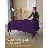 image:imageUtopia Kitchen Rectangle Table Cloth 2 Pack52x70 Inches Black Tablecloth Machine Washable Polyester Table Cover for Dining Buffet Parties Picnics Events Weddings and RestaurantsPurple