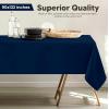 image:imageUtopia Kitchen Rectangle Table Cloth 2 Pack52x70 Inches Black Tablecloth Machine Washable Polyester Table Cover for Dining Buffet Parties Picnics Events Weddings and RestaurantsNavy Blue
