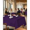 image:imageUtopia Kitchen Rectangle Table Cloth 2 Pack52x70 Inches Black Tablecloth Machine Washable Polyester Table Cover for Dining Buffet Parties Picnics Events Weddings and RestaurantsPurple