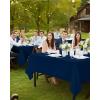 image:imageUtopia Kitchen Rectangle Table Cloth 2 Pack52x70 Inches Black Tablecloth Machine Washable Polyester Table Cover for Dining Buffet Parties Picnics Events Weddings and RestaurantsNavy
