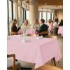 image:imageUtopia Kitchen Rectangle Table Cloth 2 Pack52x70 Inches Black Tablecloth Machine Washable Polyester Table Cover for Dining Buffet Parties Picnics Events Weddings and RestaurantsPink