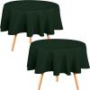 image:imageUtopia Kitchen Rectangle Table Cloth 2 Pack52x70 Inches Black Tablecloth Machine Washable Polyester Table Cover for Dining Buffet Parties Picnics Events Weddings and RestaurantsHunter Green