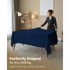 image:imageUtopia Kitchen Rectangle Table Cloth 2 Pack52x70 Inches Black Tablecloth Machine Washable Polyester Table Cover for Dining Buffet Parties Picnics Events Weddings and RestaurantsNavy Blue