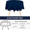 image:imageUtopia Kitchen Rectangle Table Cloth 2 Pack52x70 Inches Black Tablecloth Machine Washable Polyester Table Cover for Dining Buffet Parties Picnics Events Weddings and RestaurantsNavy Blue