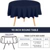 image:imageUtopia Kitchen Rectangle Table Cloth 2 Pack52x70 Inches Black Tablecloth Machine Washable Polyester Table Cover for Dining Buffet Parties Picnics Events Weddings and RestaurantsNavy Blue