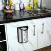 image:imageUtopia Kitchen WallMounted Stainless Steel Grocery Bag Holder amp Dispenser SpaceSaving Plastic Bag Holder for Kitchen Pantry or Cabinet Reusable Plastic Bag Organizer SilverSilver