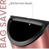 image:imageUtopia Kitchen WallMounted Stainless Steel Grocery Bag Holder amp Dispenser SpaceSaving Plastic Bag Holder for Kitchen Pantry or Cabinet Reusable Plastic Bag Organizer SilverRose Gold