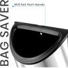 image:imageUtopia Kitchen WallMounted Stainless Steel Grocery Bag Holder amp Dispenser SpaceSaving Plastic Bag Holder for Kitchen Pantry or Cabinet Reusable Plastic Bag Organizer SilverSilver