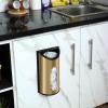 image:imageUtopia Kitchen WallMounted Stainless Steel Grocery Bag Holder amp Dispenser SpaceSaving Plastic Bag Holder for Kitchen Pantry or Cabinet Reusable Plastic Bag Organizer SilverGold