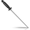 image:imageUtopia Kitchen 10 Inch Honing Steel Knife Sharpening Steel Sharpening Rod BlackBlack