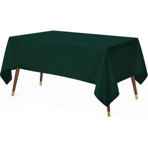image:imageUtopia Kitchen Rectangle Table Cloth 2 Pack52x70 Inches Black Tablecloth Machine Washable Polyester Table Cover for Dining Buffet Parties Picnics Events Weddings and RestaurantsHunter Green