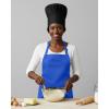image:imageUtopia Kitchen 1 Pack Bib Apron Adjustable Cooking Apron with 2 Pockets Water Resistant Chef Kitchen Apron for Women MenBlue