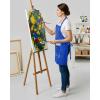 image:imageUtopia Kitchen 1 Pack Bib Apron Adjustable Cooking Apron with 2 Pockets Water Resistant Chef Kitchen Apron for Women MenBlue