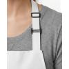 image:imageUtopia Kitchen 1 Pack Bib Apron Adjustable Cooking Apron with 2 Pockets Water Resistant Chef Kitchen Apron for Women MenWhite