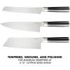 imageBabish HighCarbon 14116 German Steel Cutlery 8quot Chef Kitchen Knife14Piece Set  High Carbon Stainless