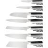 imageBabish HighCarbon 14116 German Steel Cutlery 8quot Chef Kitchen Knife14Piece Set  High Carbon Stainless