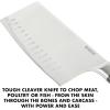 imageBabish HighCarbon 14116 German Steel Cutlery 8quot Chef Kitchen KnifeCleaver  High Carbon Stainless