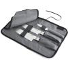 imageBabish HighCarbon 14116 German Steel Cutlery 8quot Chef Kitchen KnifeKnife Roll Set  High Carbon Stainless