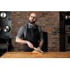 imageBabish HighCarbon 14116 German Steel Cutlery 8quot Chef Kitchen KnifeKnife Roll Set  High Carbon Stainless
