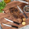 imageBabish HighCarbon 14116 German Steel Cutlery 8quot Chef Kitchen KnifeSteak Knife Set  High Carbon Stainless
