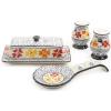 imageGibson Elite HandPainted Dinnerware Set 2Piece Serving Bowls LuxembourgLuxembourg
