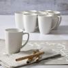 imageGibson Home Zen Buffet Dinnerware Set 8Piece Porcelain Mug Set 12oz White8Piece Mug Set
