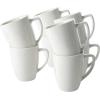 imageGibson Home Zen Buffet Dinnerware Set 8Piece Porcelain Mug Set 12oz White8Piece Mug Set
