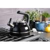 imageKenmore Broadway Enamel on Steel Tea Kettle 15quart Glacier BlueBlack