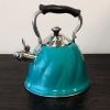 imageMr Coffee Alderton Whistling Tea Kettle 23 Quarts RedGreen