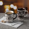 imageMr Coffee Bareggio Mug and Spoon Set Caf Americano 8Piece Mug and Spoon Set 14oz