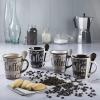imageMr Coffee Bareggio Mug and Spoon Set Caf Americano 8Piece Mug and Spoon Set 14oz
