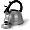 imageMr Coffee Claredale Stainless Steel Whistling Tea Kettle 22QuartMetallic RedBrushed Satin