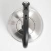 imageMr Coffee Claredale Stainless Steel Whistling Tea Kettle 22QuartMetallic RedBrushed Satin