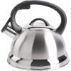 imageMr Coffee Twining 21 Quart Pumpkin Shaped Stainless Steel Whistling Tea Kettle Metallic RedBrushed Satin